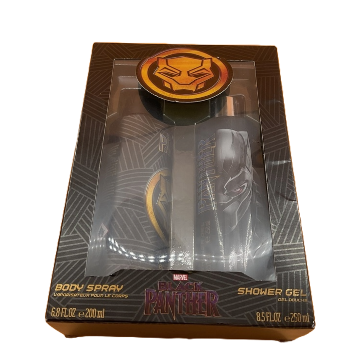 Marvel Black Panther Body Spray and Shower Gel Set Perfume