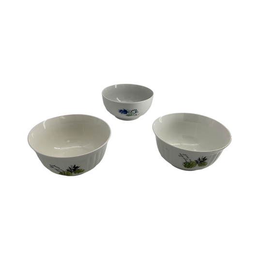 China 4" Bowls (3 piece)