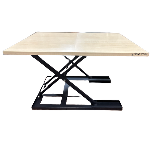 Rectangular Wooden Desk Top with Metal Legs (Legs up to 16") (Table 20 x 28)