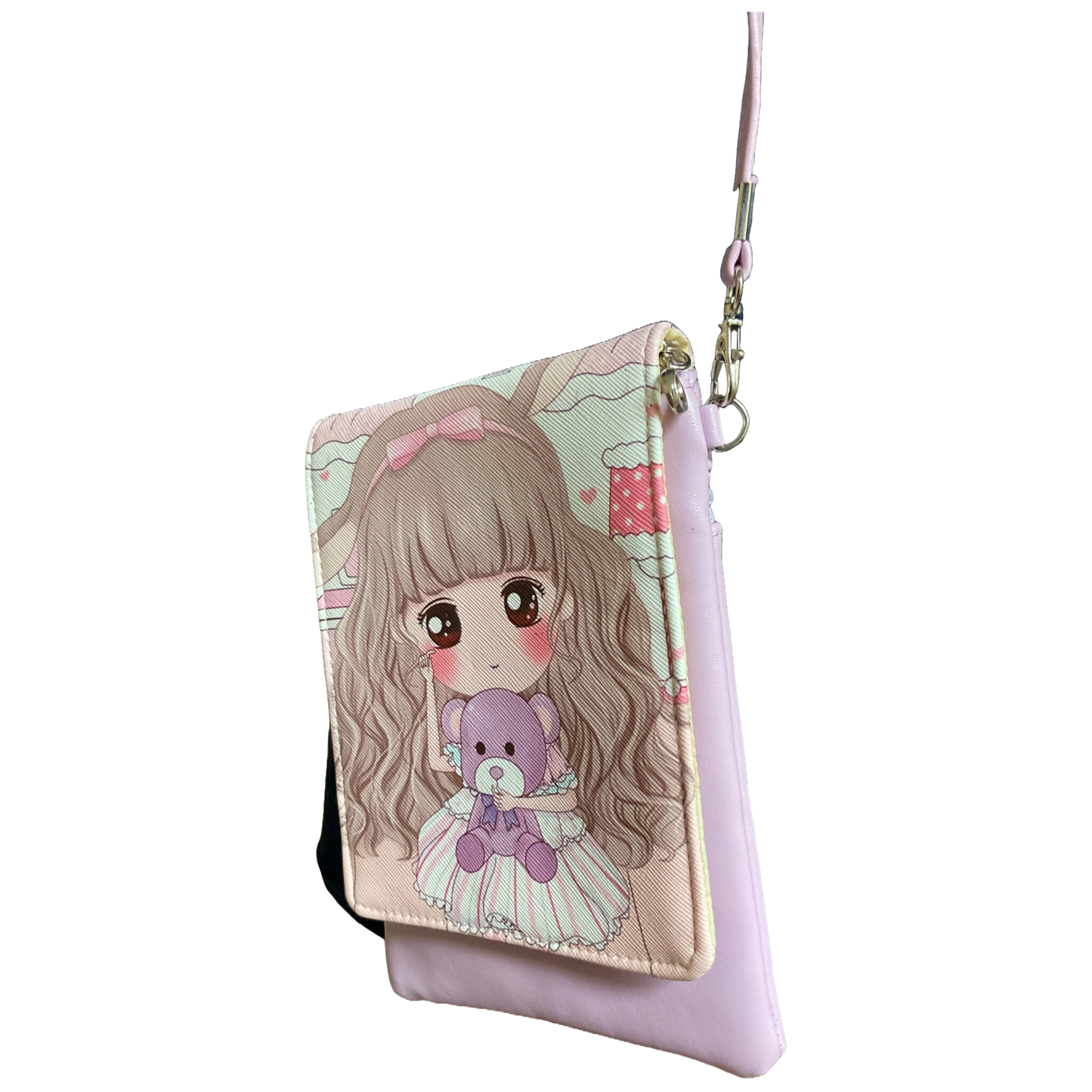 Anime Pink Rectangular Purse (5 x 7 1/2)