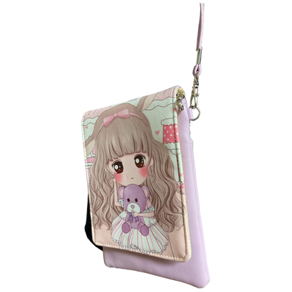 Anime Pink Rectangular Purse (5 x 7 1/2)