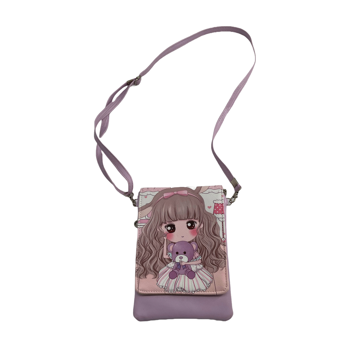 Anime Pink Rectangular Purse (5 x 7 1/2)