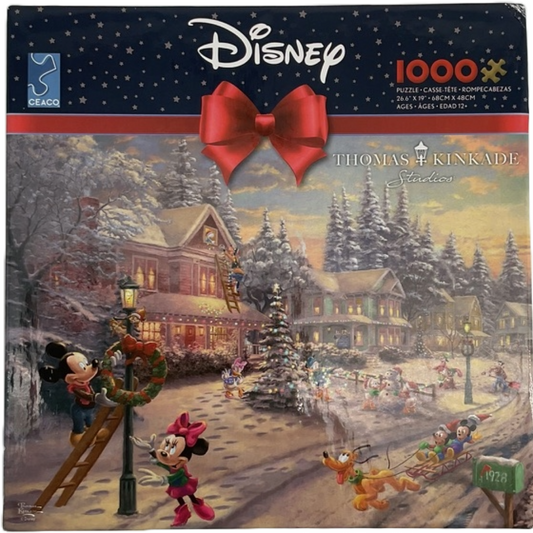 Disney Thomas Kikade Studios 1000 Piece Christmas Puzzle