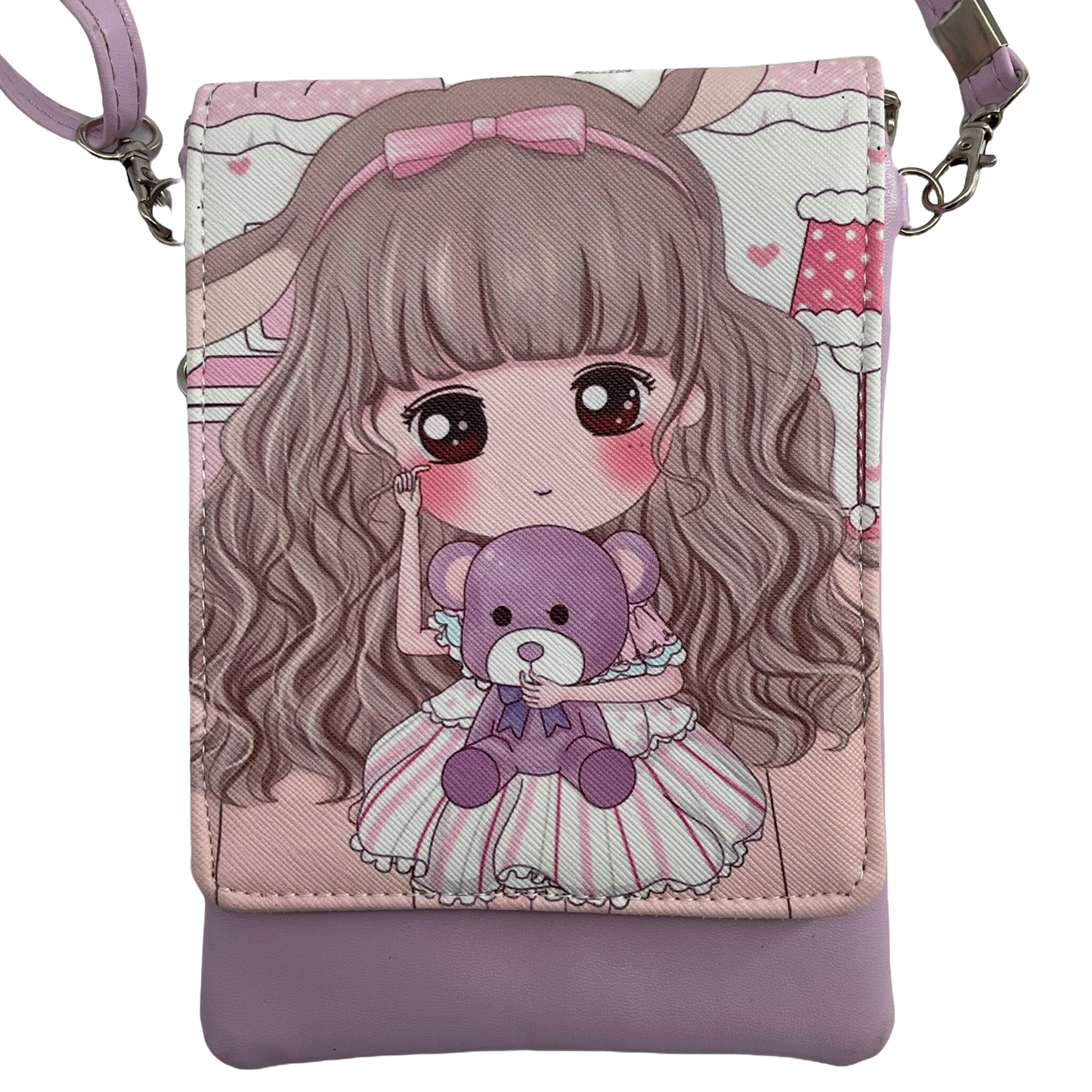 Anime Pink Rectangular Purse (5 x 7 1/2)