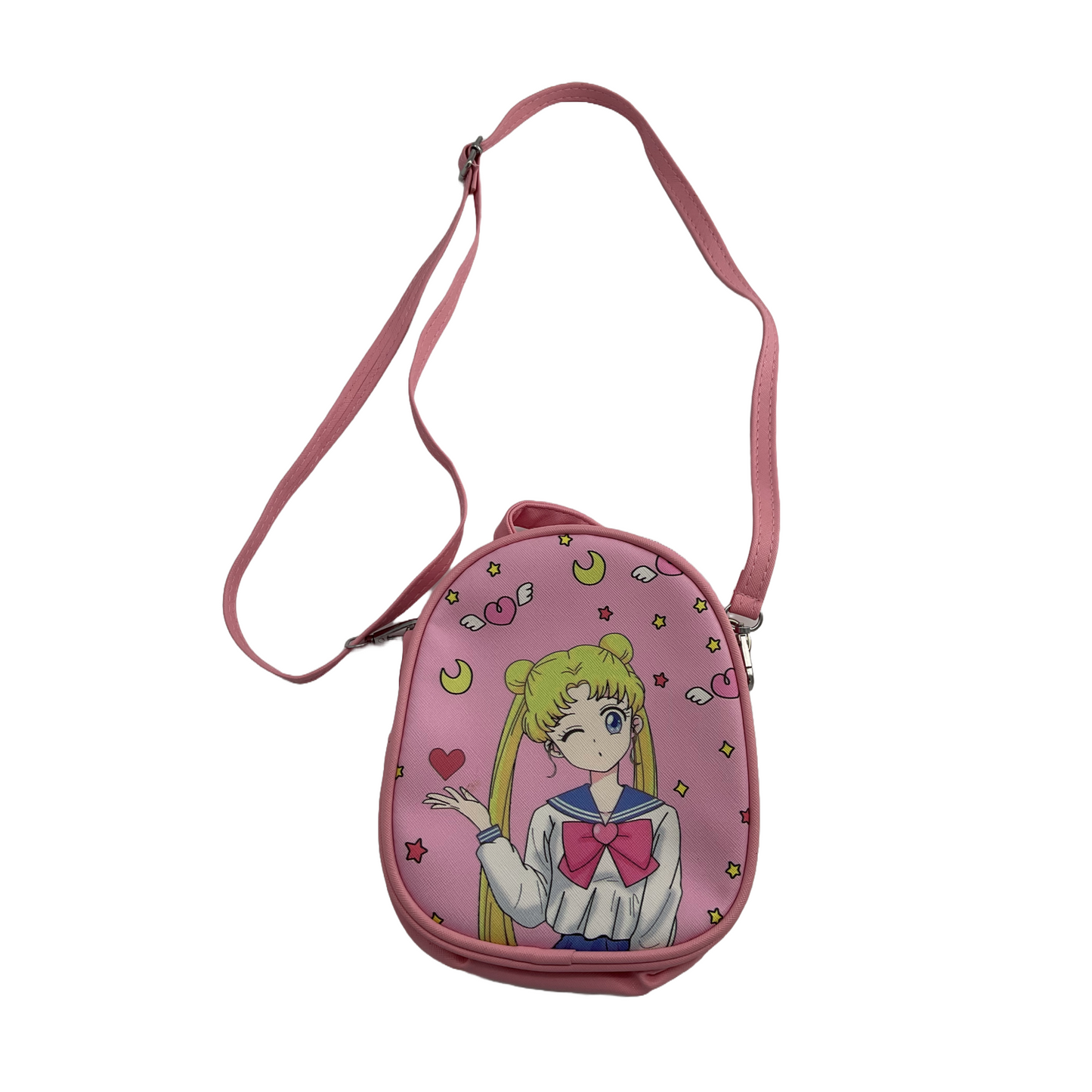 Kerr's Choice Japan Anime Pink Oval Purse Crossbody Bag