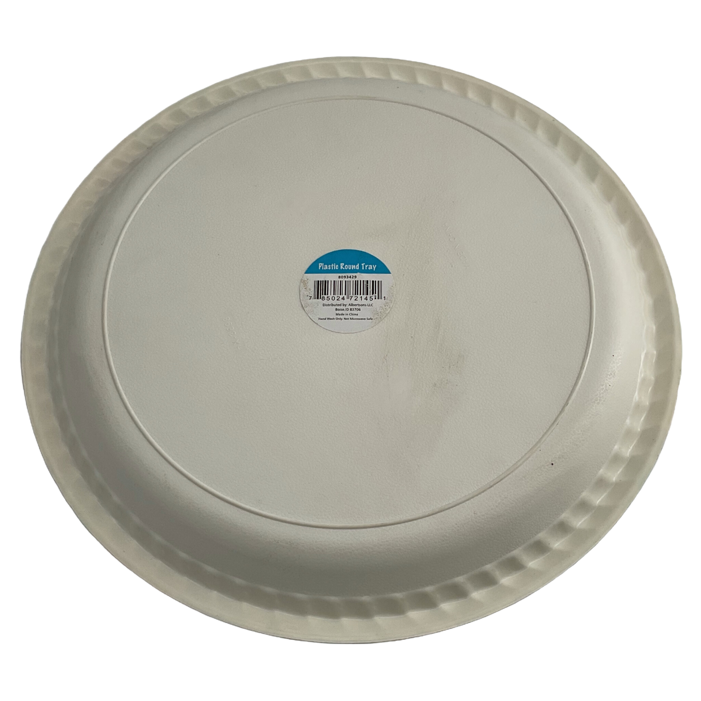 Plastic Round 14 Inch Round Tray