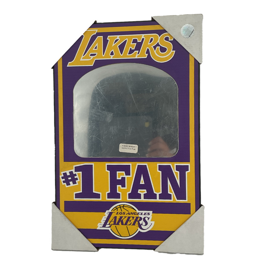 Lakers #1 Fan Mirror Frame (Size 16 1/2 x 11)