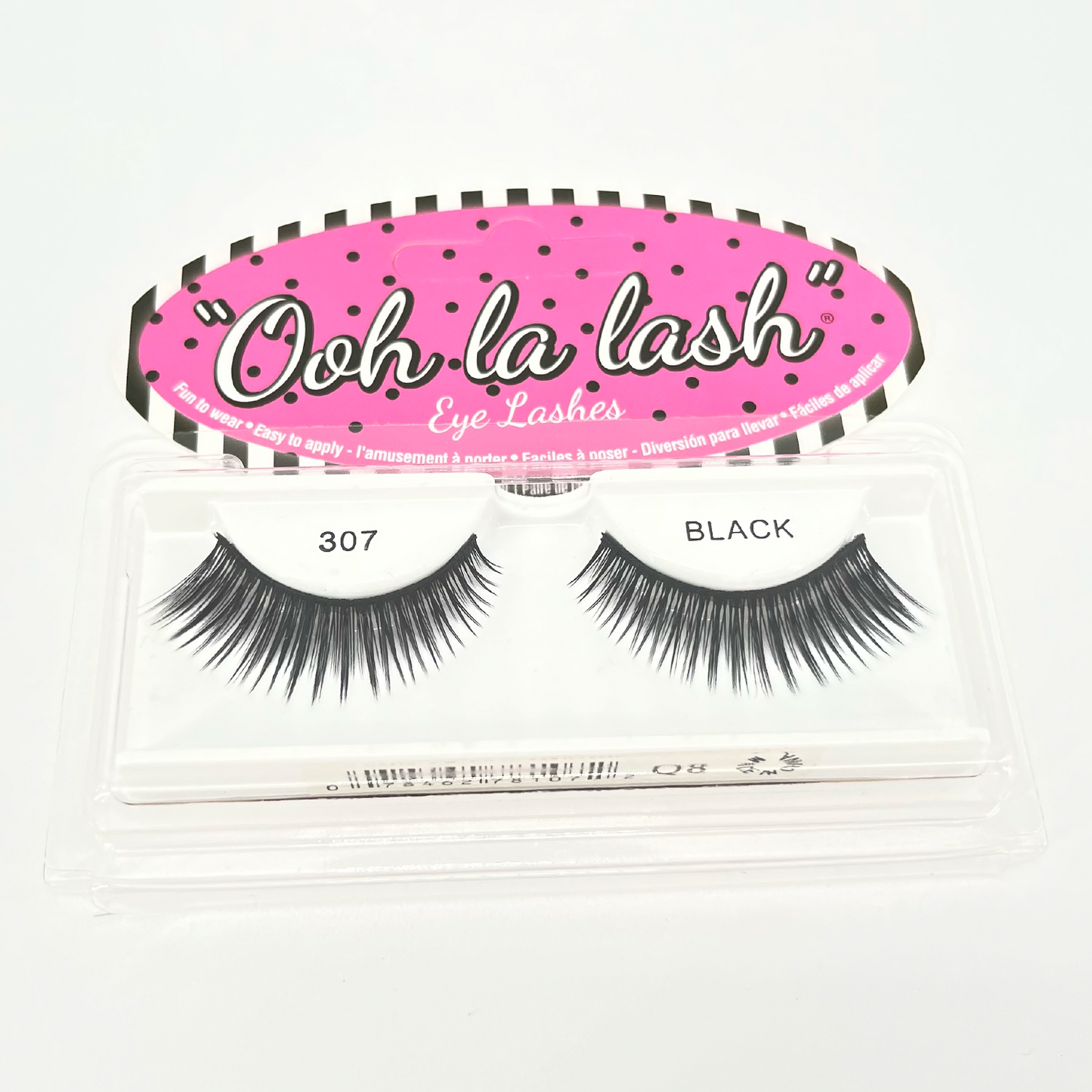 Ooh-La-Lash Eye Lashes (307 Black) - Two count