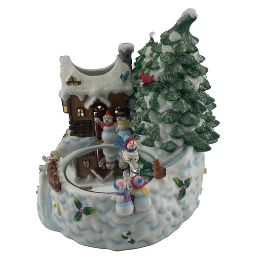 Christmas Snow Village with Lake (10wx8L)