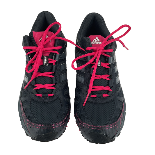 Adidas Black/Pink Running Shoes (Size 10) for Women
