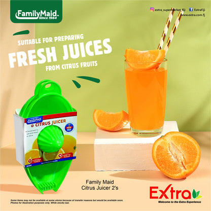 Family Maid FamilyMaid Citrus Juicer, Green - 2 Piece