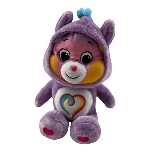 Care Bears 12.5" Snuggle Friends-Togetherness with Hoodie (Purple Color)