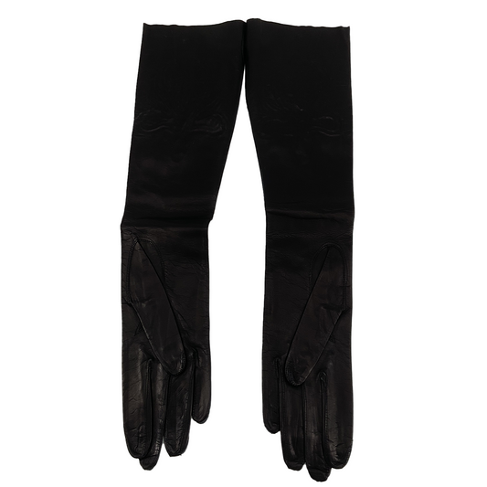 Middle Finger Vinyl Women's Gloves (16")