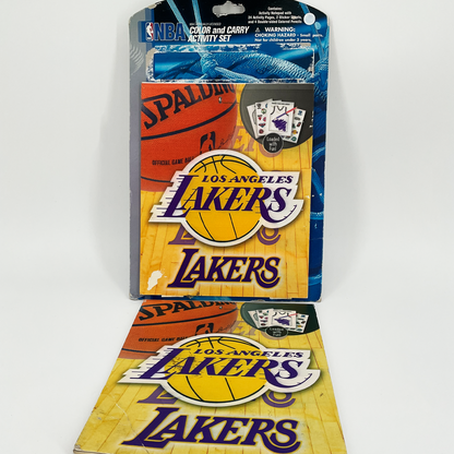 Lakers Color and Carry Activity Set (missing one sticker)