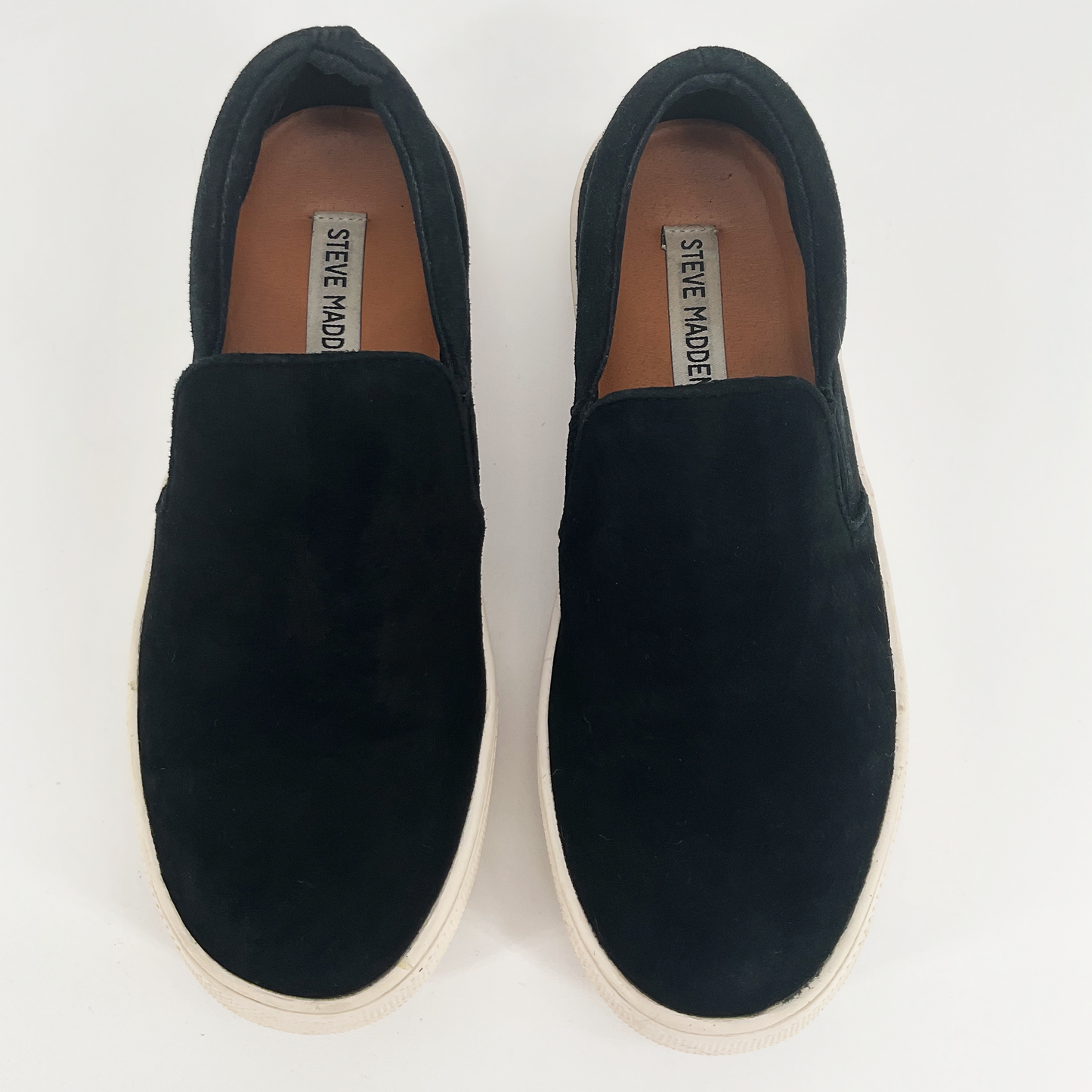 Steve Madden Shamois Leather Gills Shoes Black (Size US 6M) for Women