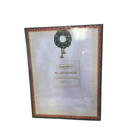 Christmas Letterhead and Labels for 100 mail