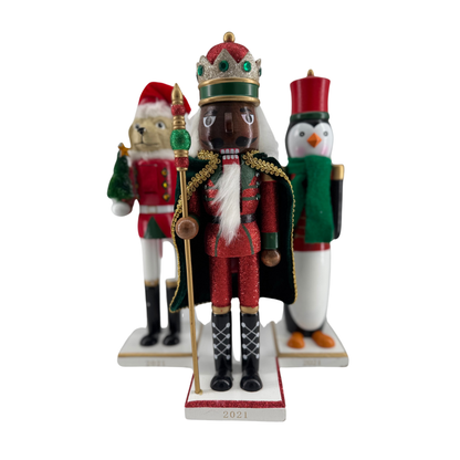 Wooden Nutcrackers - Set of 3  (3 x 4 inches)