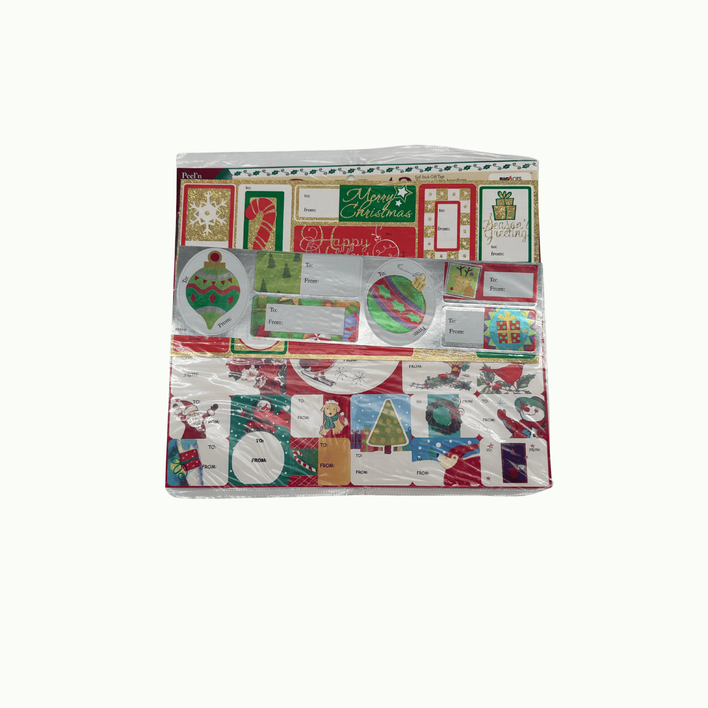 Christmas Stickers (7 sheets) (12 inch)