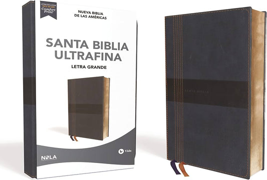 Santa Biblia Ultrafina Letra Grande (Comfort Print) Nueva Biblia de Las Americas