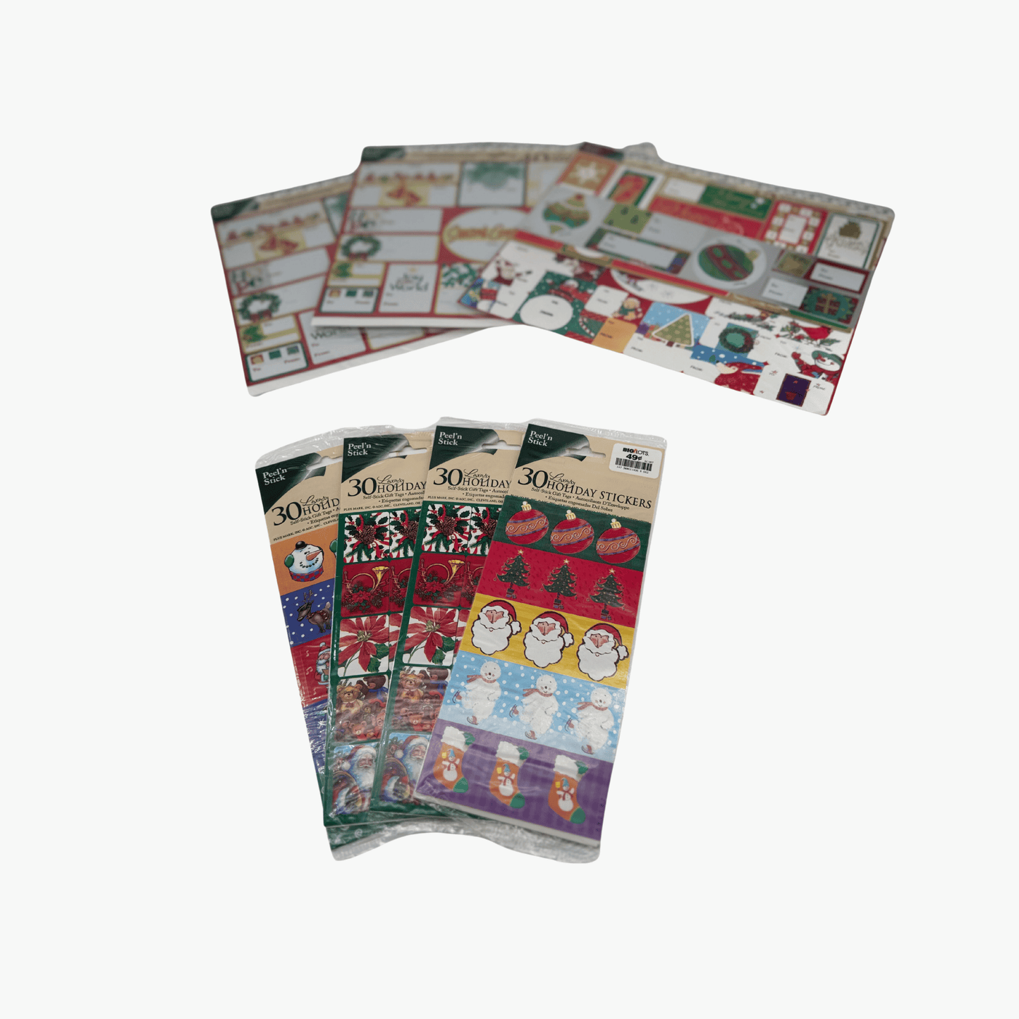 Christmas Stickers (7 sheets) (12 inch)