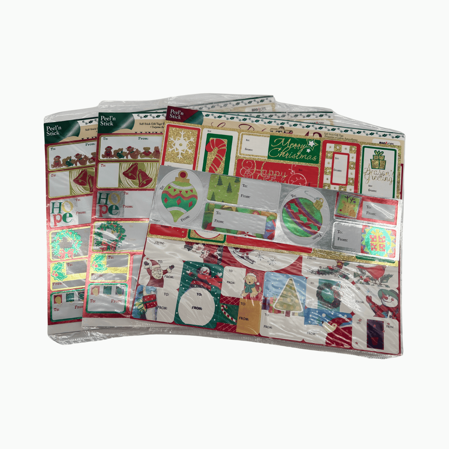 Christmas Stickers (7 sheets) (12 inch)