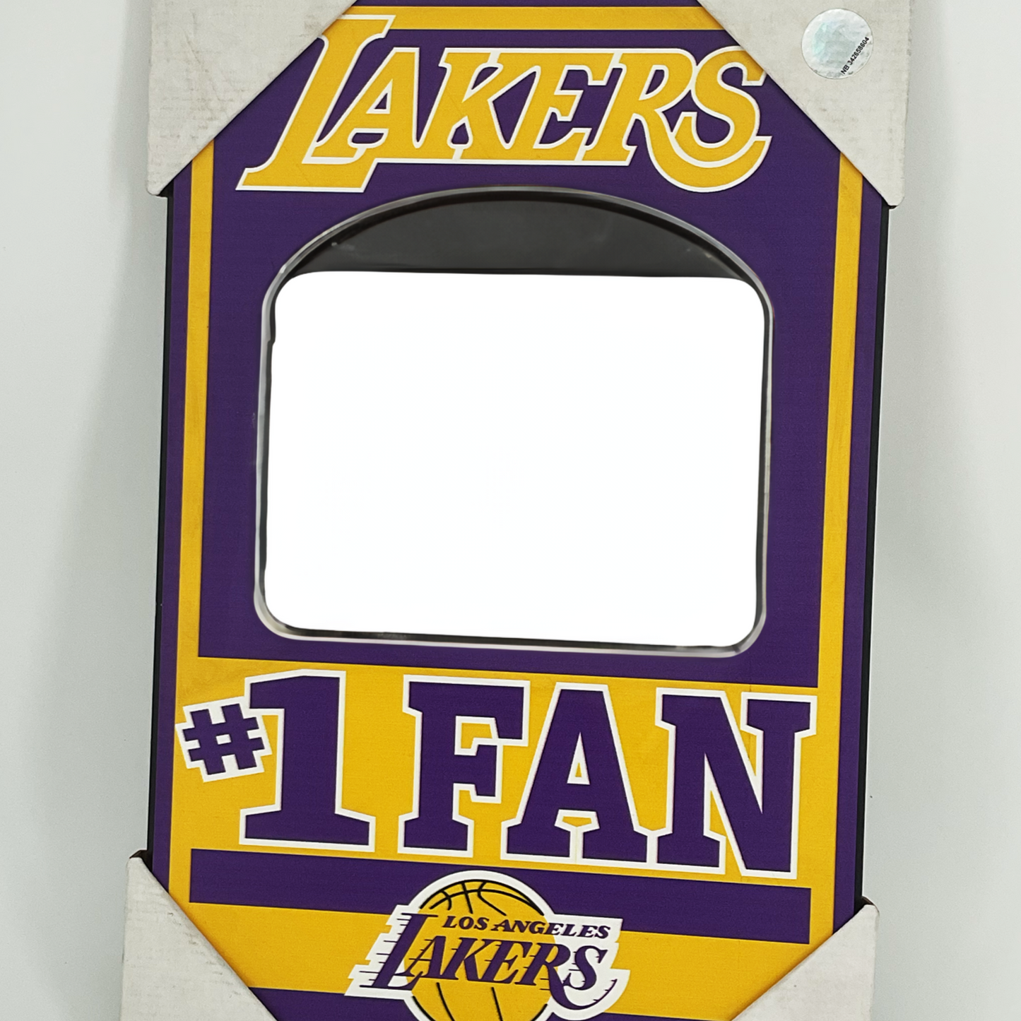 Lakers #1 Fan Mirror Frame (Size 16 1/2 x 11)