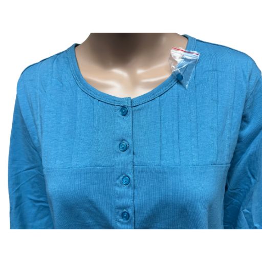 Easy Essentials Blue Blouse (Size XL)