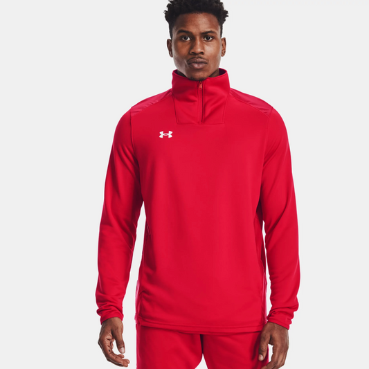 Men's Under Armour Command _ Zip Color: Red Size: Small