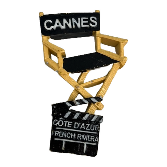 Travel Souvenir Resin Cannes Magnet (8x5 cm)
