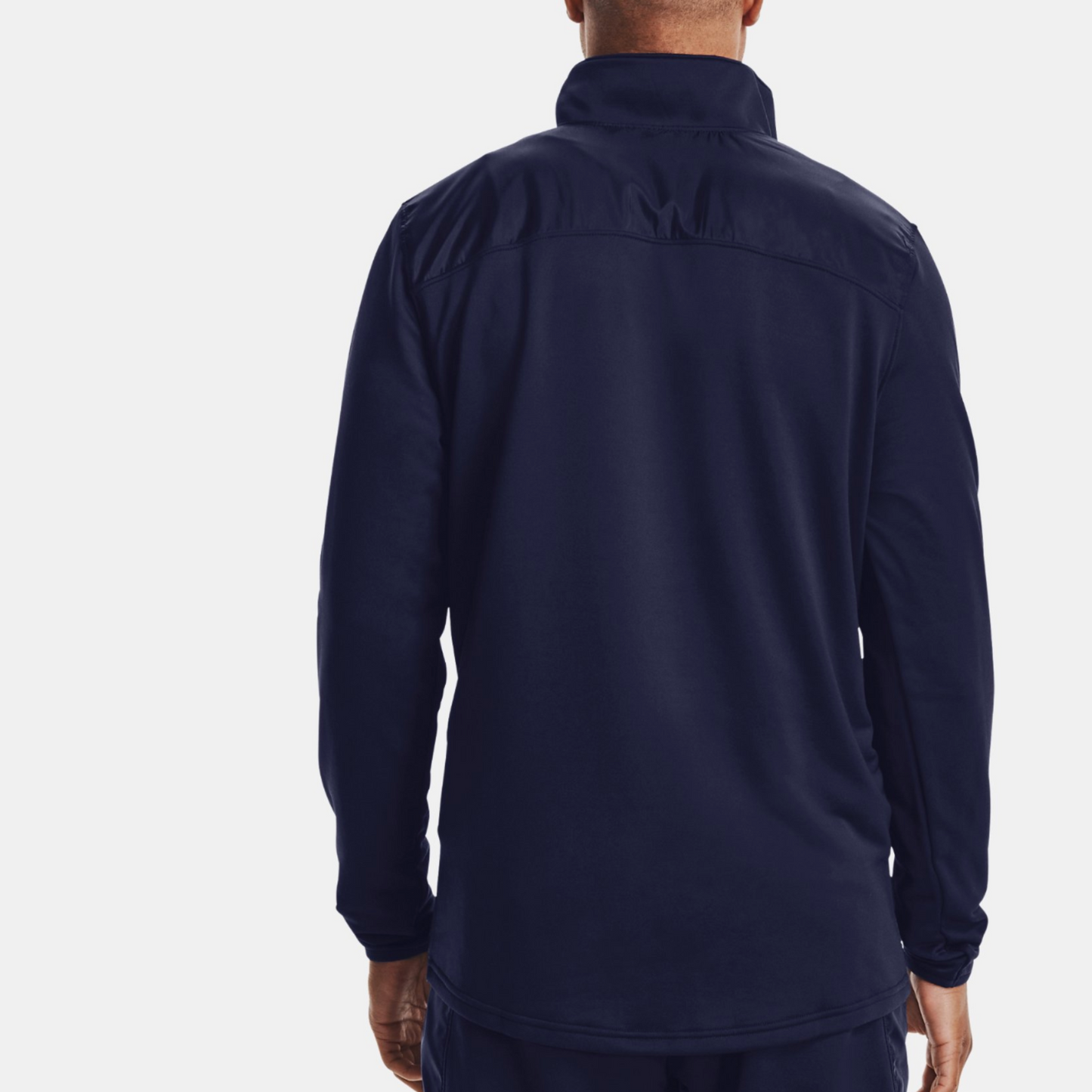 Men's Under Armour Command Zip Color: Navy Blue Size: Large