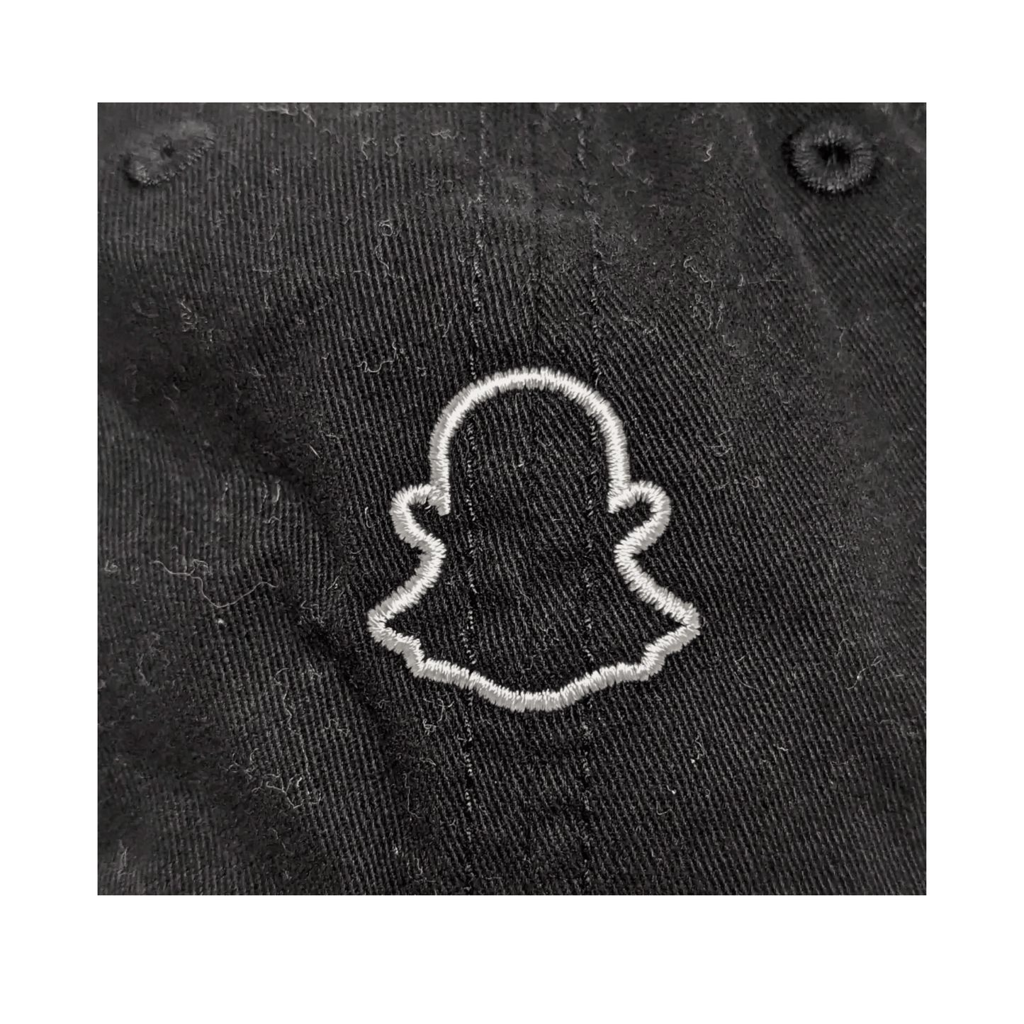 New Era Snapchat Black Logo Hat - One Size