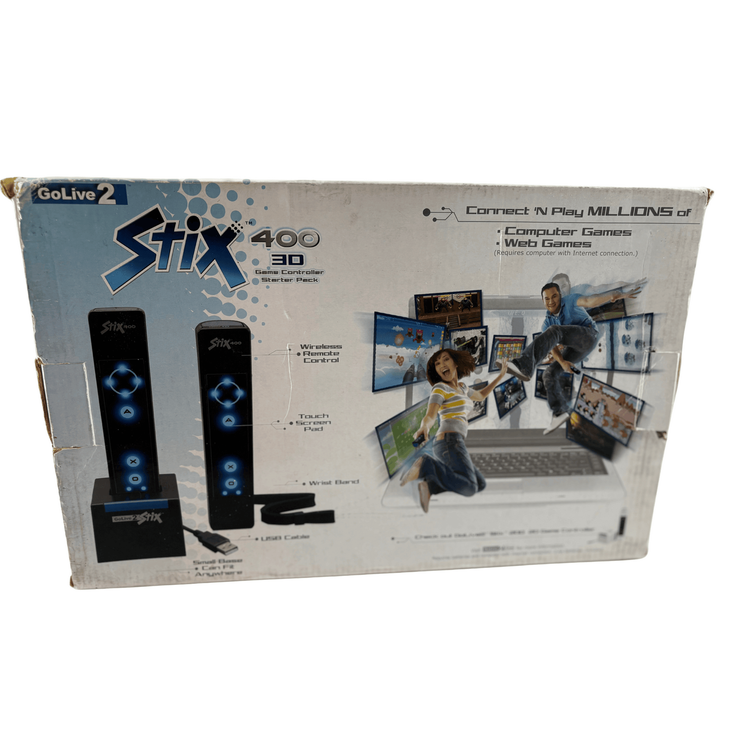 Stix 400 3DD Game Controller Combo Pack (Black Color)