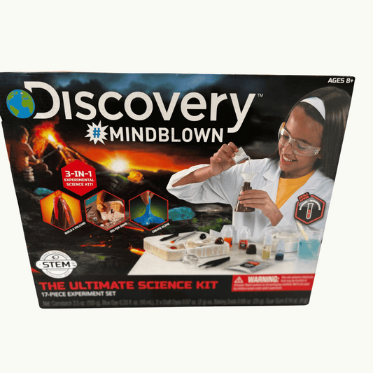 Discovery Mindblown "The Ultimate Science Kit" 17 Piece Experiment Set (Black Color)