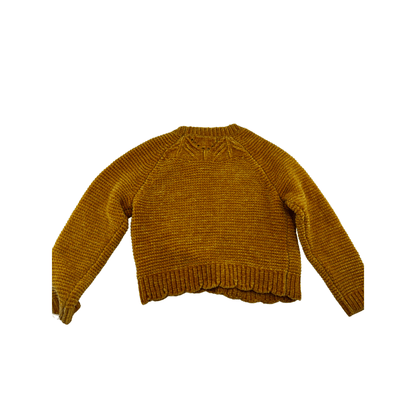 Tommy Bahama Mustard Knit Cropped Pullover Sweater (Size XS)