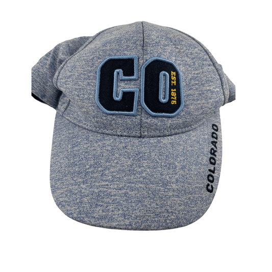 Colorado Base Ball Cap Hat Velcro Back (Light Blue Color) (One Size)