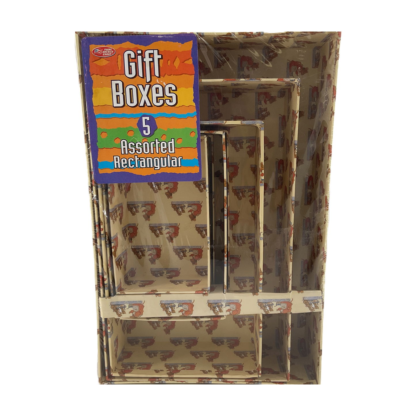 Gift Boxes 5 Assorted Rectangular