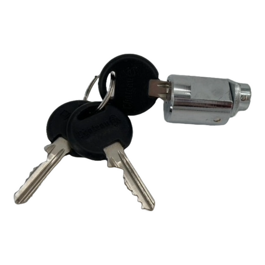 Chateau C-481-6-CD-KD Flat Key Cylinder Lock For Bezel Latches