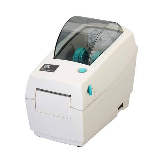 Zebra LP 2824 Plus Monochrome Direct Thermal Label Printer and Labels for Businesses