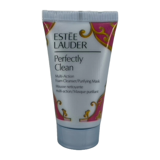 Estee Lauder Perfectly Clean Foam Cleanser Purifying Mask 1 Fl Oz 30 Ml (Travel Size)