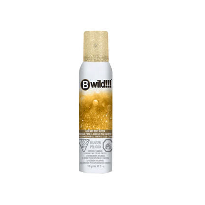 Jerome Russell B Wild Hair &amp; Body Glitter plata y oro 3.5 oz (paquete de 3)