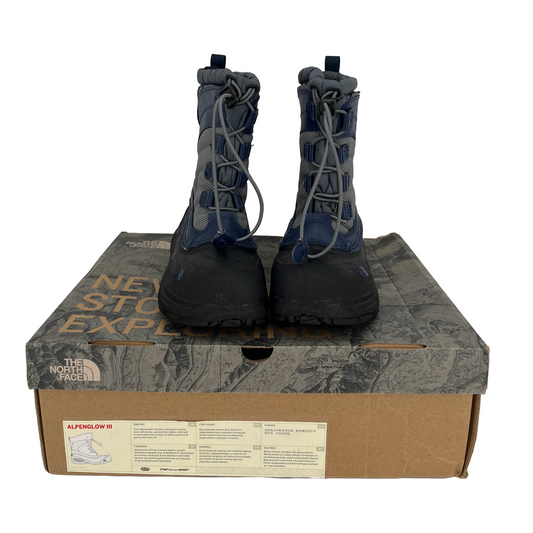 Alpenglow III Cosmic Blue and Zinc Grey Boots (Size 2 US for Kids)