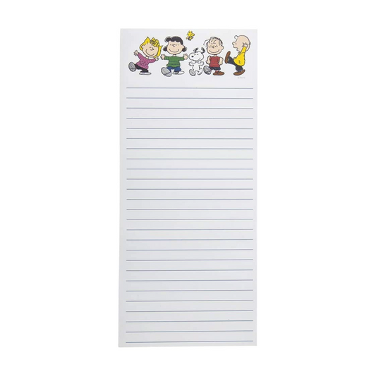 Graphique Magnetic Notepad - Peanuts Gang Grocery and Shopping List - Fun Decorative To-Do List - Perfect House Warming Gifts - 100 Tear off Sheets (4" x 9.25" x .5")