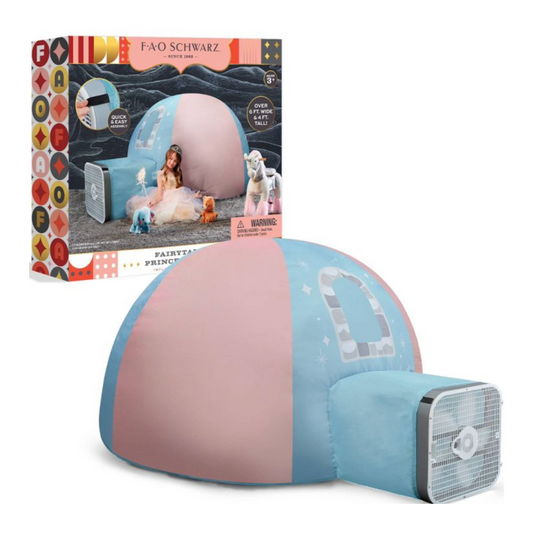 FAO Schwarz Girls Inflatable Dome Princess Toy Tent