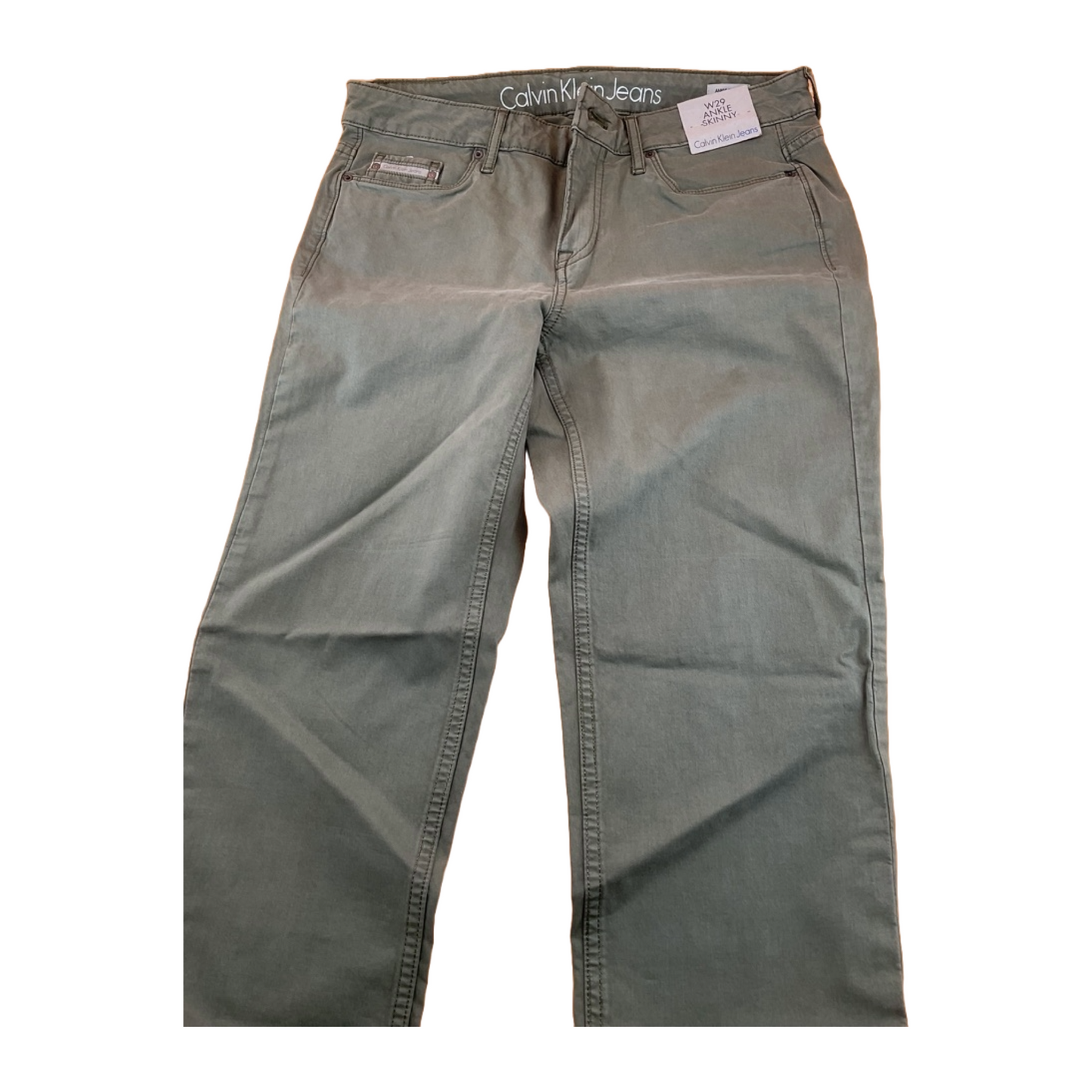 Ankle Skinny (Size W29) - Green Armt