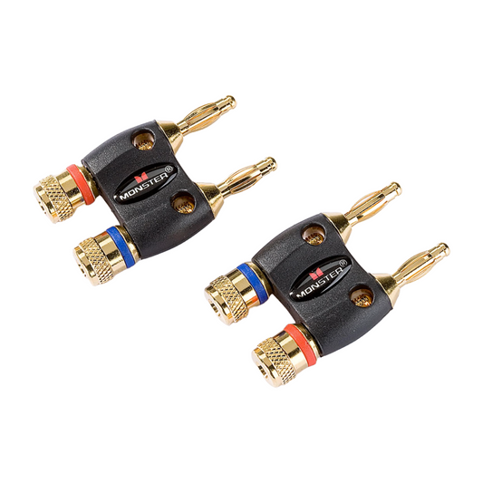 Conectores tipo banana dobles para altavoz Monster Cable (2 MonsterTips duales)