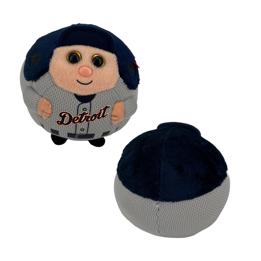 TY Beanie Ballz Balls Babies Medium MLB Detroit Tigers 5" Baseball Toy Stuffed Plush.