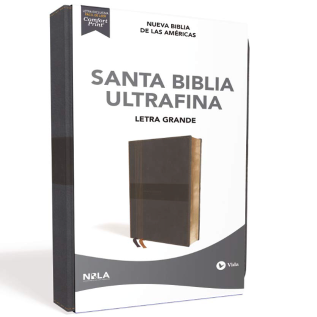 Biblia NBLA, Ultrafina, Letra Grande, Tamaño Manual, Leathersoft, Azul, Edición Letra Roja / Spanish Ultrathin Holy Bible, NBLA, Lg Print, Handy Size (Spanish Edition) Imitation Leather – Large Print, July 28, 2020