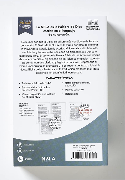 NBLA Santa Biblia, Edición Económica, Letra Grande, Tapa Rústica (Spanish Edition) - Tapa blanda