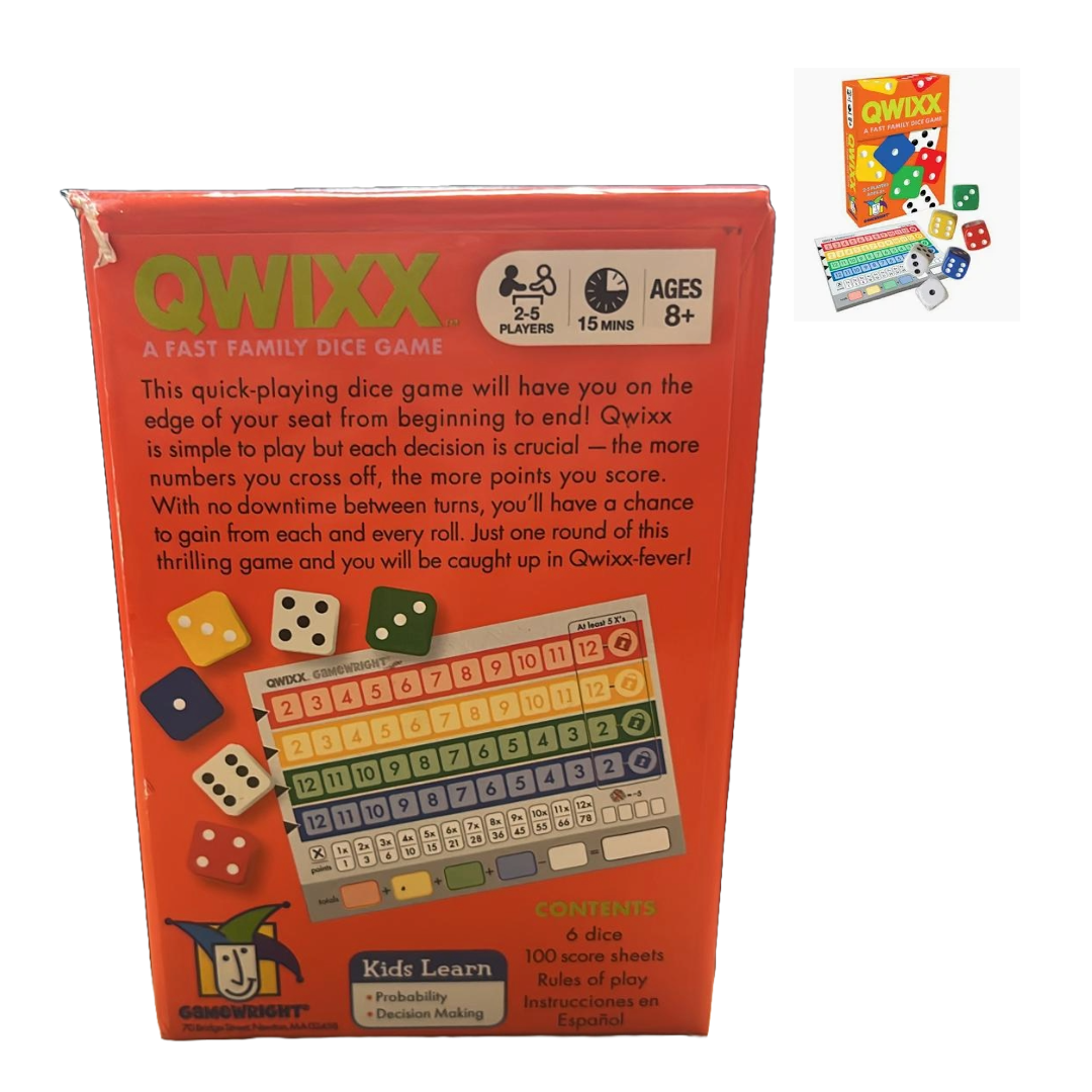 Gamewright Qwixx Dice Game