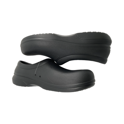 Dual Comfort Slip Resistant Black Crocs (Size 11M/13W)